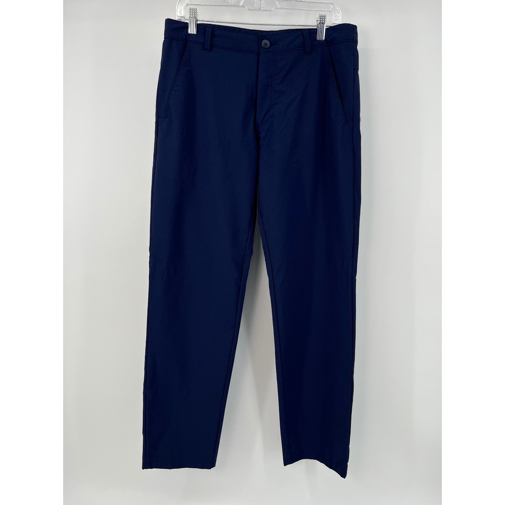 Oakley Trousers Mens 32 Navy Blue Regular Fit Technical Active Golf Pants